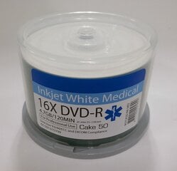 DVD Ritek DVD-R, 50 шт. цена и информация | Виниловые пластинки, CD, DVD | hansapost.ee