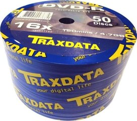 DVD Traxdata DVD-R 4,7 GB, 50 tk. hind ja info | Vinüülplaadid, CD, DVD | hansapost.ee