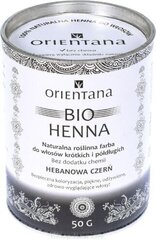 Juuksevärv Orientana Bio Henna Ebony Black, 50 g hind ja info | Juuksevärvid | hansapost.ee