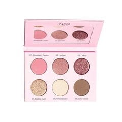 Lauvärvipalett Neo Make Up Eyeshadow Palette Rose, 9g цена и информация | Тушь, средства для роста ресниц, тени для век, карандаши для глаз | hansapost.ee