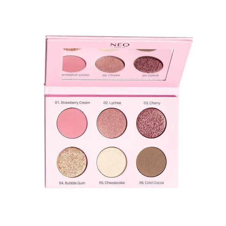 Lauvärvipalett Neo Make Up Eyeshadow Palette Rose, 9g hind ja info | Lauvärvid, ripsmetušid ja silmapliiatsid | hansapost.ee