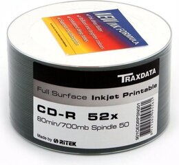 CD Ritek CD-R 700 МБ, 50 шт. цена и информация | Виниловые пластинки, CD, DVD | hansapost.ee