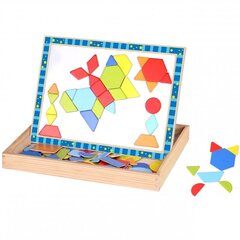 Двусторонняя деревянная магнитная доска для рисования цена и информация | Развивающие игрушки для детей | hansapost.ee