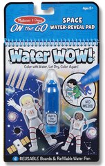 Veega joonistamise raamat MELISSA &amp; DOUG Water Wow Kosmos цена и информация | Принадлежности для рисования, лепки | hansapost.ee