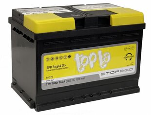 Аккумулятор Topla EFB Stop&Go TSG70 12V 70Ач R 760EN цена и информация | topla Автотовары | hansapost.ee