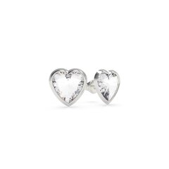 Guess Серьги-сердце из стали с кристаллами Сваровски UBE70039 цена и информация | Серьги | hansapost.ee