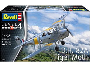 Сборная пластиковая модель Revell - D.H. 82A Tiger Moth, 1/32, 03827 цена и информация | Конструкторы и кубики | hansapost.ee