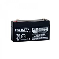Аккумулятор Fulbat AGM FP6-1.2T1 1.2 Ah 6V цена и информация | Аккумуляторы | hansapost.ee
