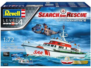 Revell - DGzRS Berlin + Sea King "Good Bye Set" подарочный набор, 1/72, 05683 цена и информация | Revell Товары для детей и младенцев | hansapost.ee