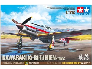 Tamiya - Kawasaki Ki-61-Id Hien (Tony), 1/72, 60789 hind ja info | Tamiya Laste mänguasjad alates 3.a | hansapost.ee