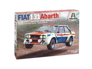 Italeri - Fiat 131 Abarth, 1/24, 3621 hind ja info | Klotsid ja konstruktorid | hansapost.ee