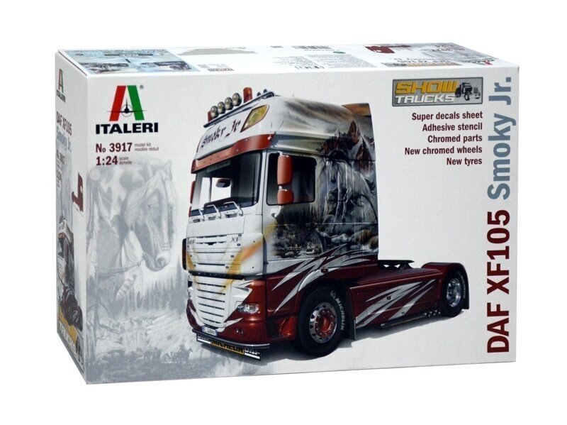 Italeri - DAF XF-105, 1/24, 3917 цена и информация | Klotsid ja konstruktorid | hansapost.ee