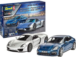 Revell - Porsche Panamera & Porsche 918 Spyder mudeli komplekt, 1/24, 05681 цена и информация | Конструкторы и кубики | hansapost.ee