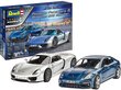 Revell - Porsche Panamera & Porsche 918 Spyder mudeli komplekt, 1/24, 05681 цена и информация | Klotsid ja konstruktorid | hansapost.ee