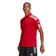 Спортивная футболка мужская Adidas Squadra 21 Polo M GP6429, красная цена и информация | Мужская спортивная одежда | hansapost.ee