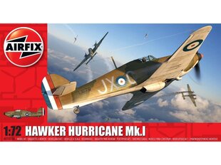 Airfix - Hawker Hurricane Mk.I, 1/72, 01010A hind ja info | Klotsid ja konstruktorid | hansapost.ee