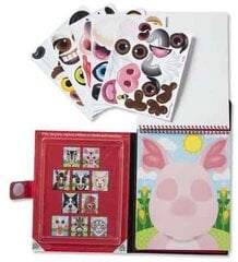 Melissa&amp;Doug Face Sticker Pad Art.40511 Альбом с многократными наклейками на лицо цена и информация | Развивающие игрушки для детей | hansapost.ee