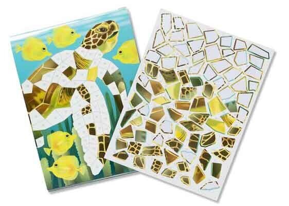 Kleebise mosaiigikomplekt MELISSA & DOUG Underwater цена и информация | Arendavad laste mänguasjad | hansapost.ee