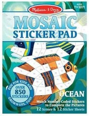 Kleebise mosaiigikomplekt MELISSA & DOUG Underwater цена и информация | Развивающие игрушки для детей | hansapost.ee