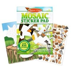 Kleebise mosaiigikomplekt MELISSA & DOUG Nature цена и информация | Развивающие игрушки для детей | hansapost.ee