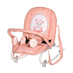 Kiik-lamamistool Lorelli, Rocker Eliza Mellow Roze Bear hind ja info | Beebi lamamistoolid | hansapost.ee