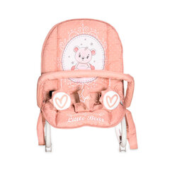 Kiik-lamamistool Lorelli, Rocker Eliza Mellow Roze Bear hind ja info | Beebi lamamistoolid | hansapost.ee