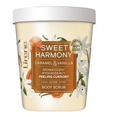 Ароматный разглаживающий сахарный скраб Карамель и Ваниль Lirene Dermo Sweet Harmony Body Scrub, 200 г цена и информация | Масла, гели для душа | hansapost.ee