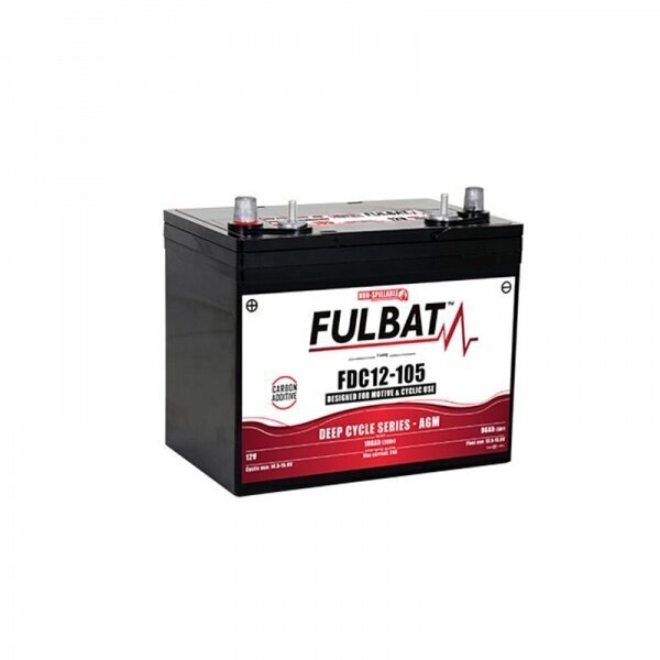 Aku Fulbat FDC12-105 Dual 108 Ah 12V hind ja info | Autoakud | hansapost.ee