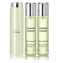 Духи Chanel Chance Eau Fraiche EDT для женщин, 3x20 мл цена и информация | Женские духи | hansapost.ee