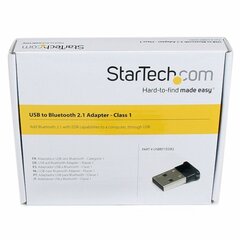 Startech Bluetooth Adapter Startech USBBT1EDR2 hind ja info | USB adapterid ja jagajad | hansapost.ee