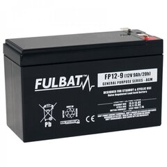 Аккумулятор Fulbat FP12-9 T2 9Aч 12В цена и информация | Аккумуляторы | hansapost.ee