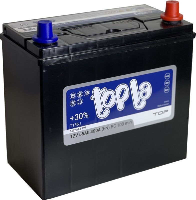 Aku Topla Top Jis TT55J 55Ah 12 V 490 A hind ja info | Autoakud | hansapost.ee