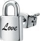 La Petite Story Ühekordsed terasest kõrvarõngad Padlock Love LPS02ASD02 hind ja info | Kõrvarõngad | hansapost.ee