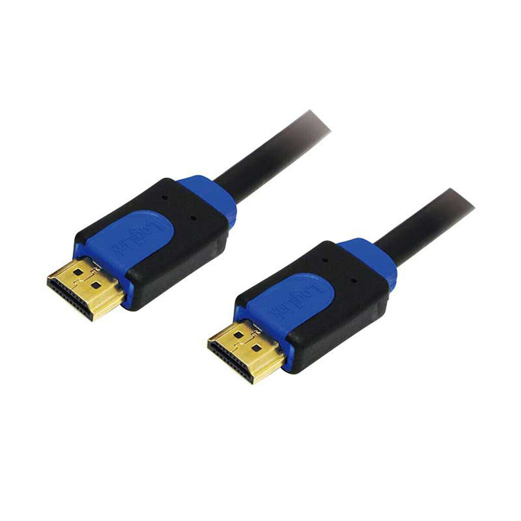 HDMI kaabel LogiLink CHB1102 2 m sinine/must hind ja info | Juhtmed ja kaablid | hansapost.ee