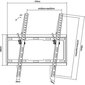 TV hoidik Equip 650311 hind ja info | Teleri seinakinnitused ja hoidjad | hansapost.ee