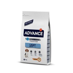 Kuivtoit ülekaalulistele koertele ADVANCE Medium Adult Light, 3 kg hind ja info | ADVANCE Lemmikloomatarbed | hansapost.ee