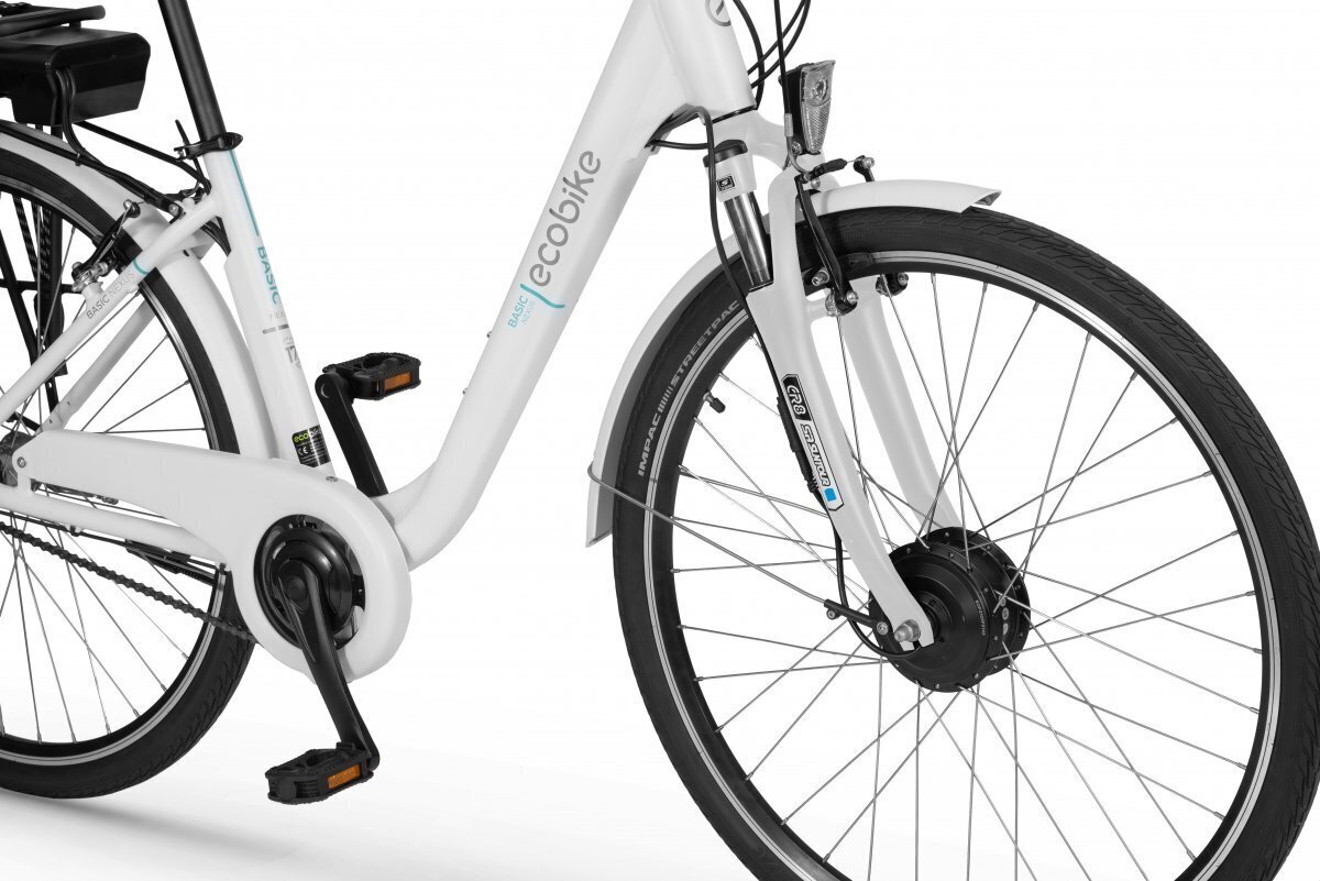 Elektriratas Ecobike Basic Nexus 11,6 Ah Greenway, valge hind ja info | Elektrijalgrattad | hansapost.ee