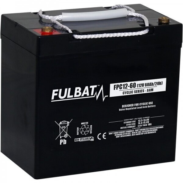 Aku Fulbat FPC12-60 T6 60 Ah 12V цена и информация | Autoakud | hansapost.ee