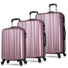 Kohvrite komplekt M,L,XL Myvalice MV2847, roosa hind ja info | Kohvrid, reisikotid | hansapost.ee