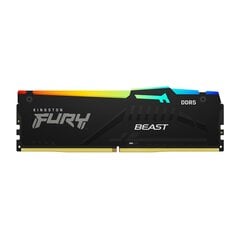 Kingston Fury Beast RGB 16GB DDR5 5200MT/s Non ECC DIMM (KF552C36BBEA-16) hind ja info | Operatiivmälu | hansapost.ee