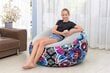 Täispuhutav tool Bestway Inflate-A-Chair Floral Street Art, 112 x 112 x 66 cm hind ja info | Täispuhutavad madratsid ja mööbel | hansapost.ee