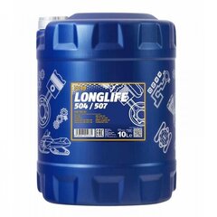 Mannol Longlife 504/507 масло моторное синтетическое 5W-30 7715, 10L цена и информация | Моторные масла | hansapost.ee