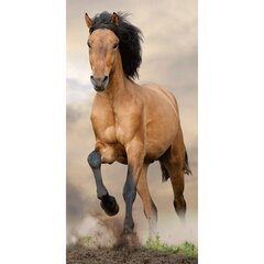 Rannarätik Horse Brown, 70x140 cm цена и информация | Полотенца | hansapost.ee