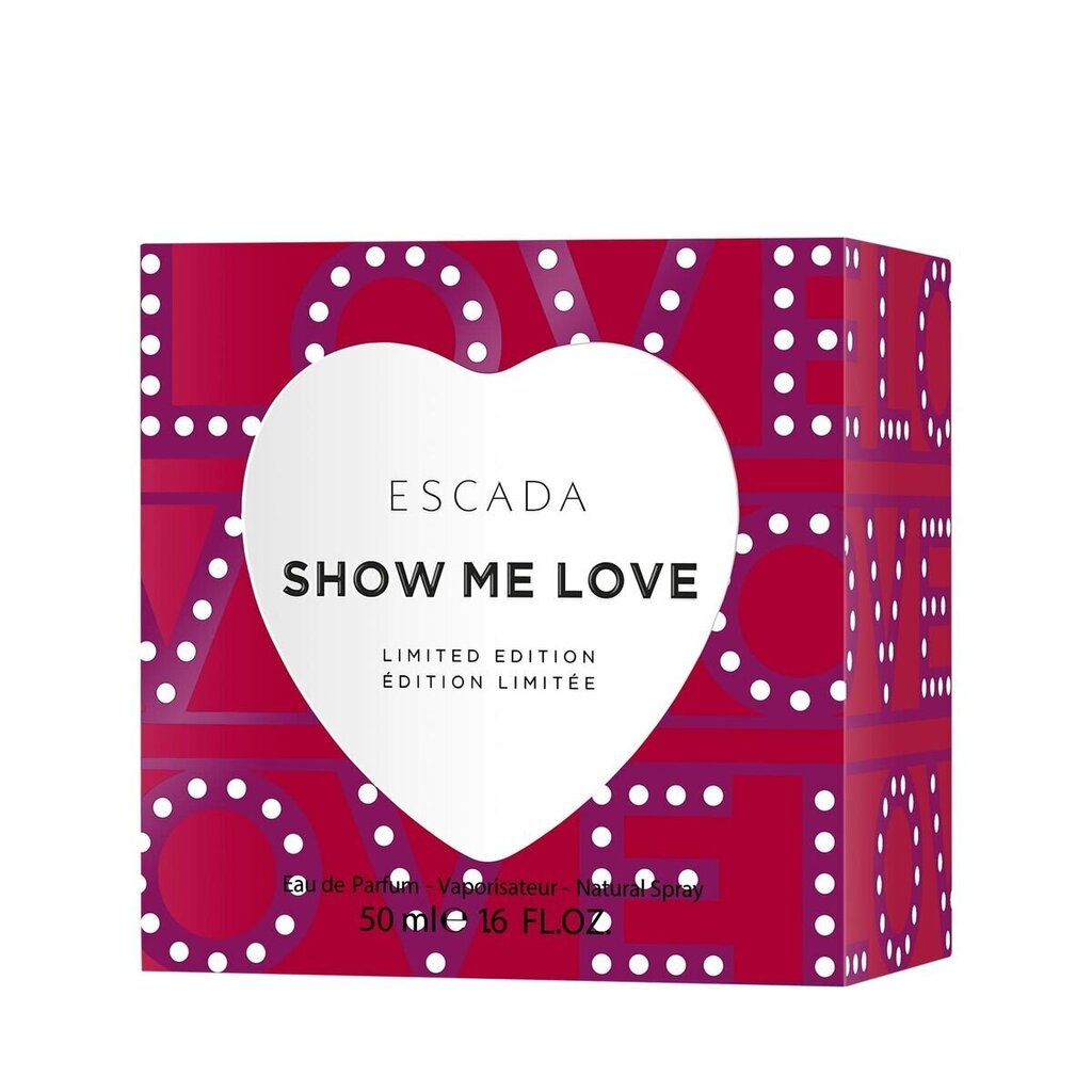 Naiste parfümeeria Escada Show Me Love Eau De Parfum Edicion Limitada 100 ml Spray hind ja info | Parfüümid naistele | hansapost.ee