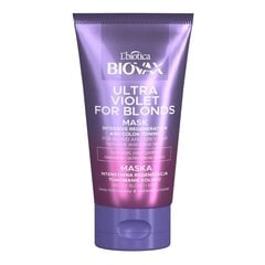 Intensiivselt taastav toniseeriv mask heledatele ja hallidele juustele L'biotica Biovax Ultra Violet For Blonds Mask, 150ml цена и информация | Маски, масла, сыворотки | hansapost.ee