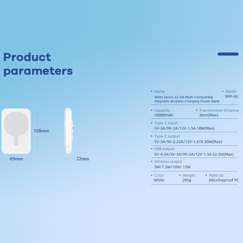 Remax RPP-85 10000mAh hind ja info | Akupangad | hansapost.ee