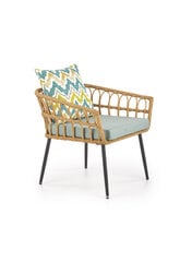 2 tooli komplekt Halmar Gardena, pruun цена и информация | Садовые стулья, кресла, пуфы | hansapost.ee