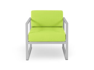 Уличное кресло Calme Jardin Nicea, светло-зеленое/светло-серое цена и информация | Садовые стулья, кресла, пуфы | hansapost.ee
