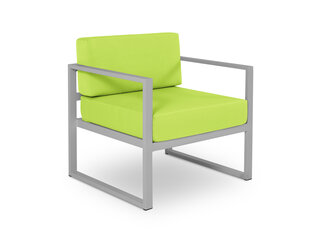 Уличное кресло Calme Jardin Nicea, светло-зеленое/светло-серое цена и информация | Садовые стулья, кресла, пуфы | hansapost.ee