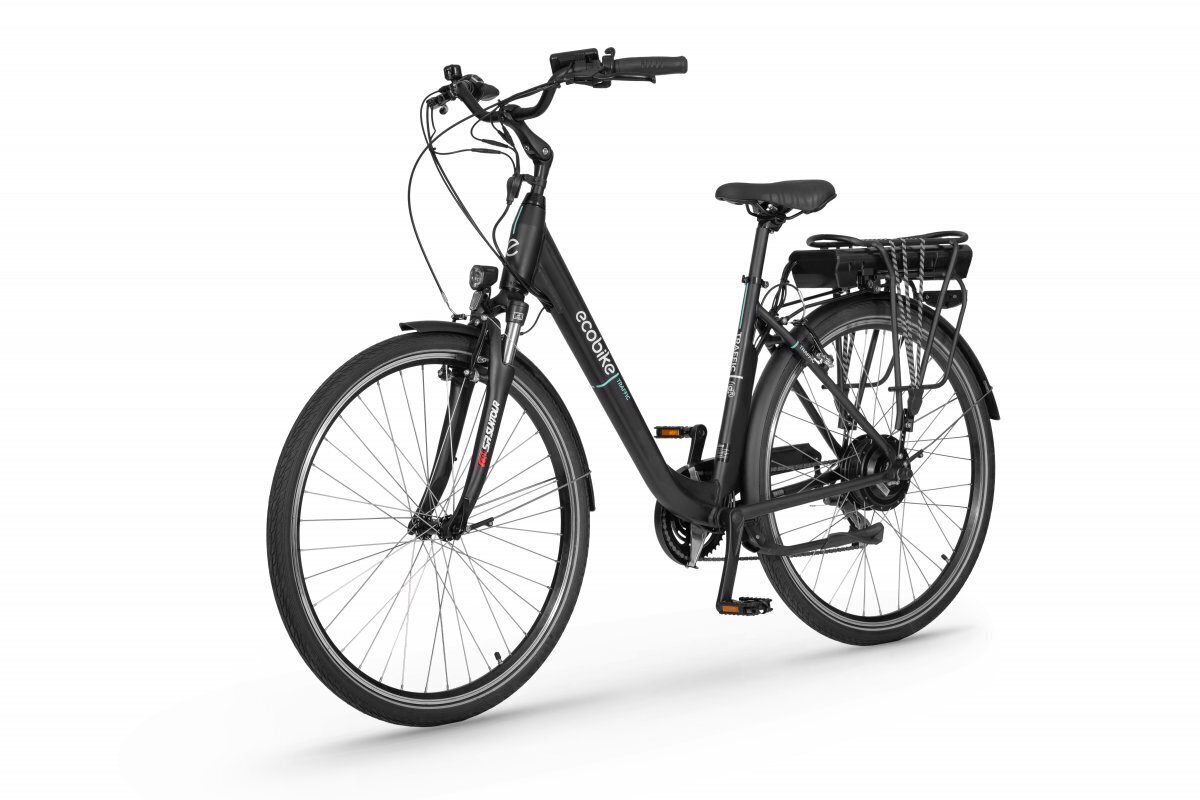 Elektrijalgratas Ecobike Traffic 11,6 Ah Greenway, must цена и информация | Elektrijalgrattad | hansapost.ee